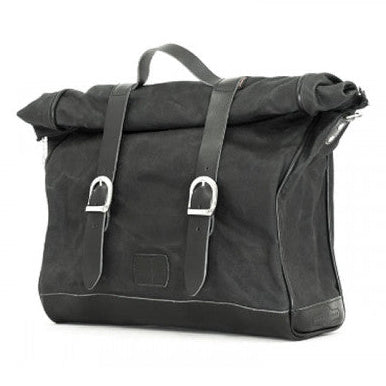 Longride Waxed Canvas Multifit Saddlebag Black - 18 Liters - alternate product view