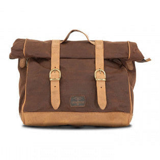 Longride Waxed Canvas Multifit Saddlebag Brown - 18 Liters - primary product view