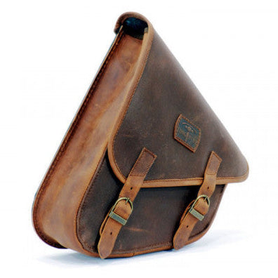 Longride Waxed Canvas Swing Arm Right Bag Black CUS275 - 7.6 Liters - product view