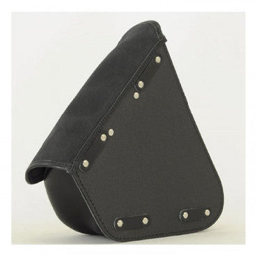 Longride Waxed Canvas Swing Arm Right Bag Black CUS275WBLA - 7.6 Liters - additional product view