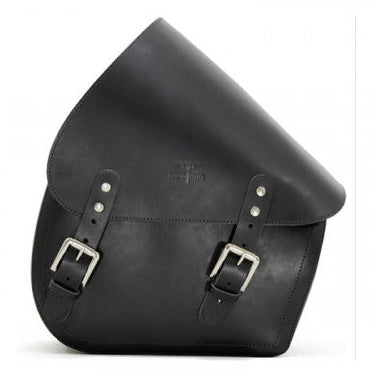 Longride Leather Swing Arm Bag Black - 11.6 Liters - primary product view