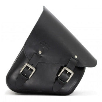 Longride Leather Swing Arm Bag Black - 7.6 Liters - primary product view