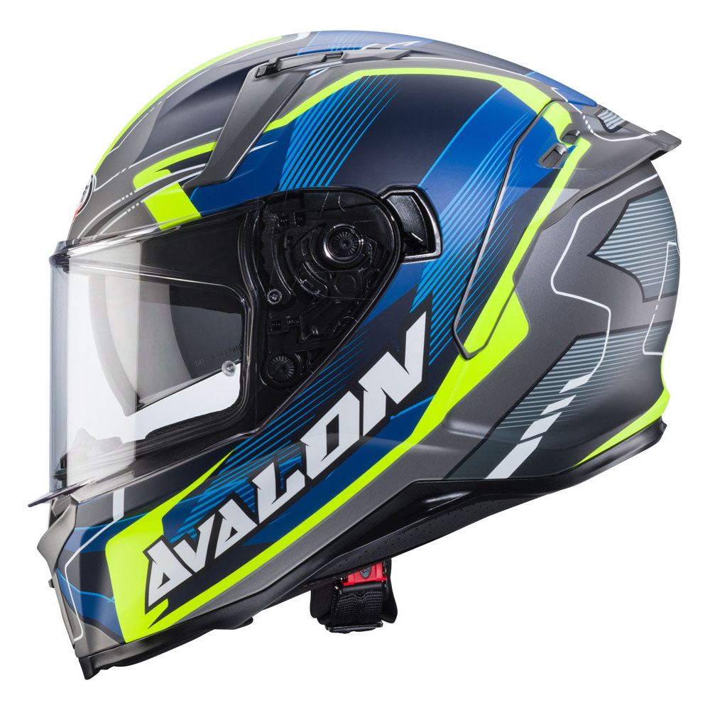 Caberg Avalon X Optic Matt Grey / Blue / Yellow