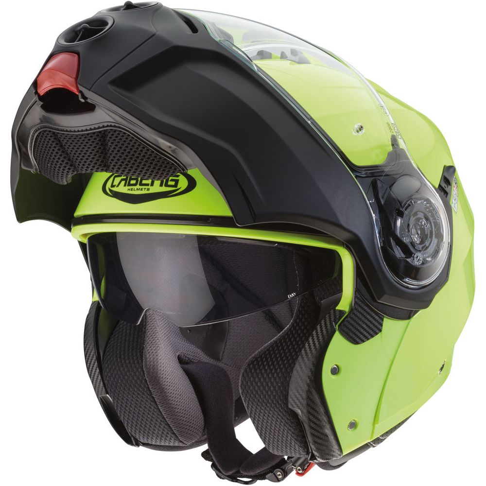 caberg droid helmet test Caberg Droid Plain Flip-Up Helmet Hi-Viz Yellow FREE UK Delivery