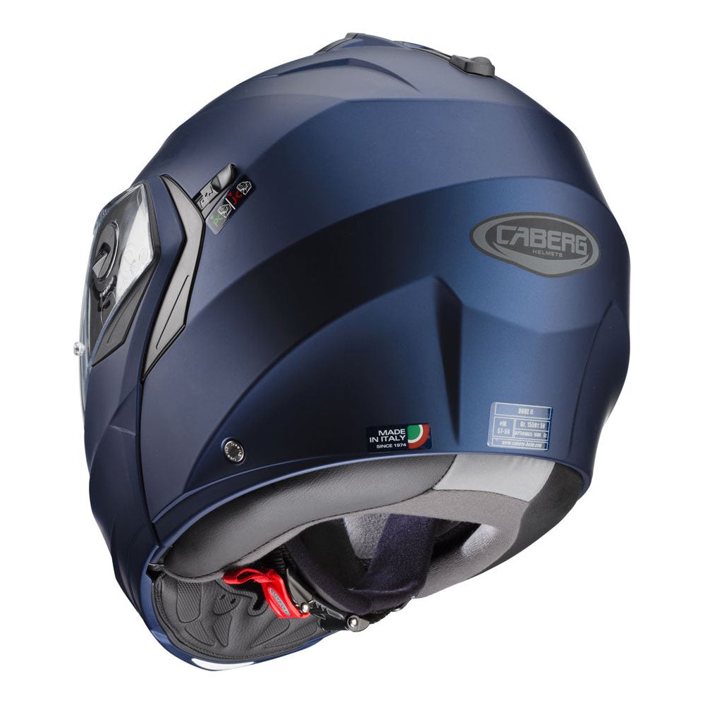 caberg duke helmet plain Caberg Duke 2 Plain Flip-Up Helmet Matt Blue FREE Delivery & Returns
