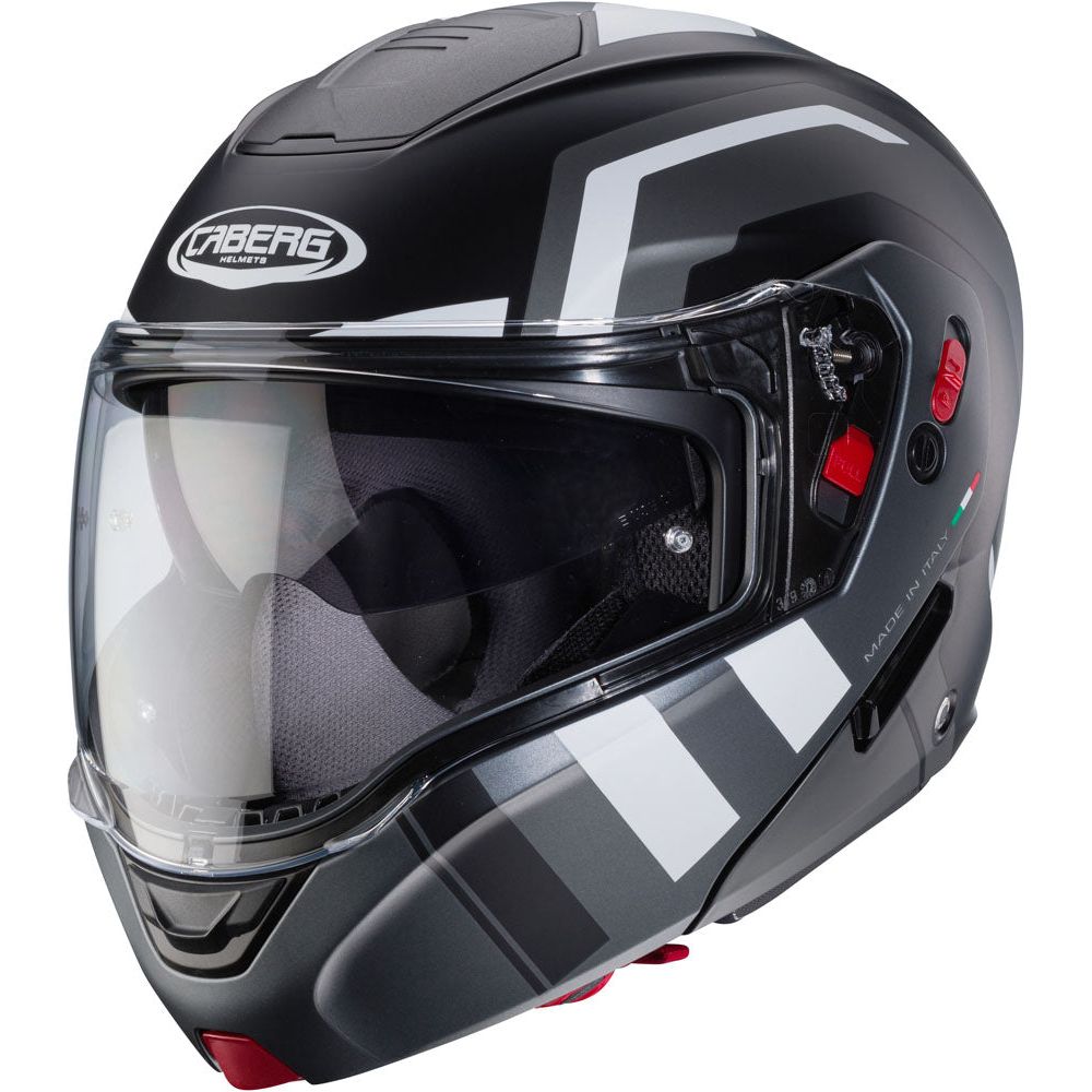 Caberg Horus X Road Matt Black / Gun / White