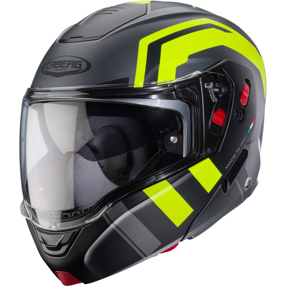 Caberg Horus X Road Matt Gun / Fluo Yellow / Black