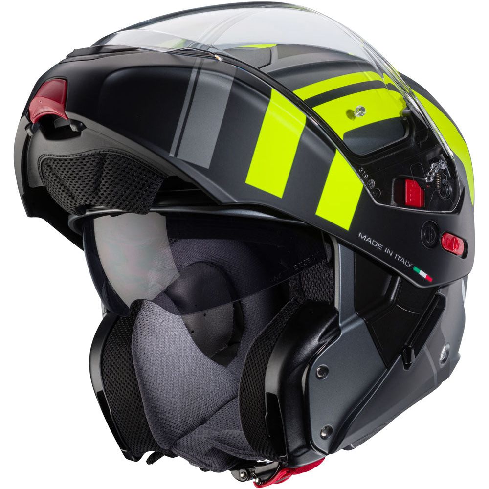 Caberg Horus X Road Matt Gun / Fluo Yellow / Black