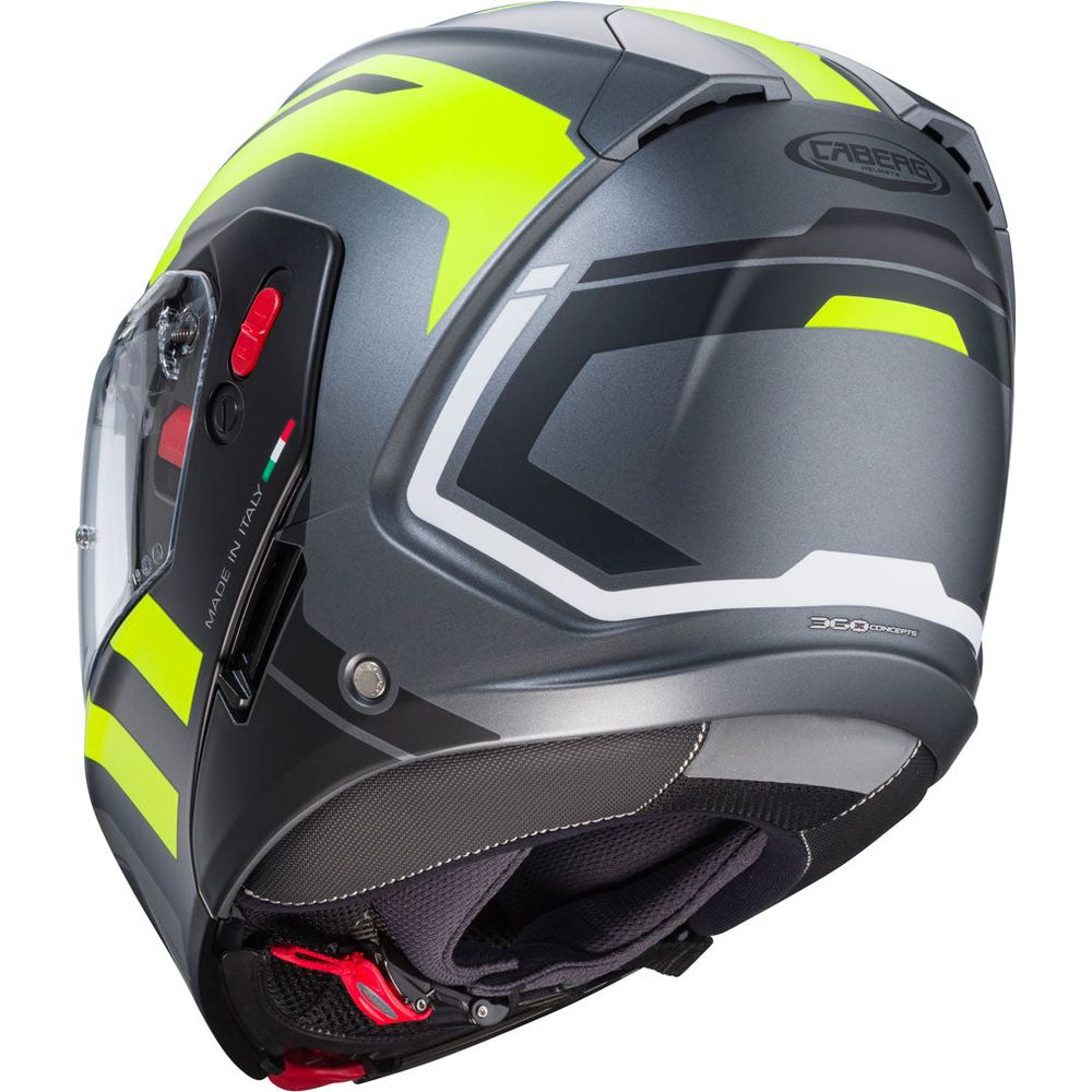 Caberg Horus X Road Matt Gun / Fluo Yellow / Black