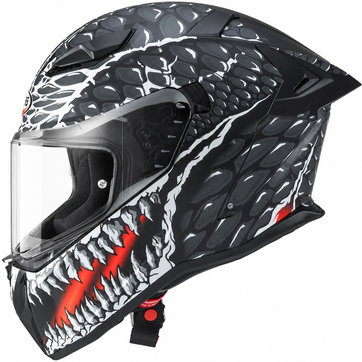 Caberg Drift Evo 2 Crok Matt Black / Anthracite / Red