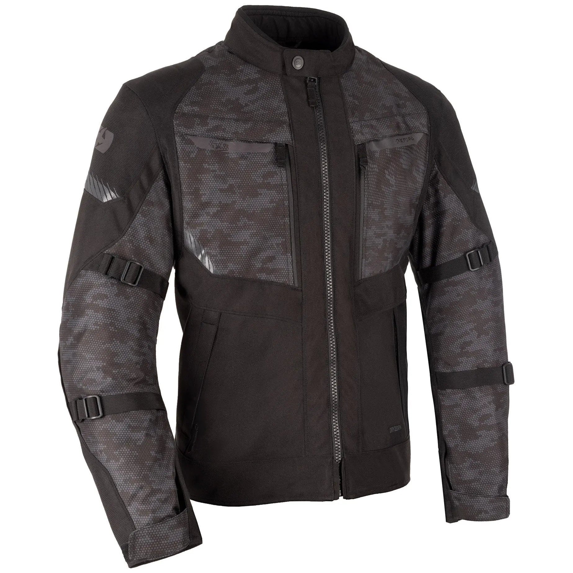 Oxford Toronto 1.0 D2D Textile Jacket Black / Camo front product view