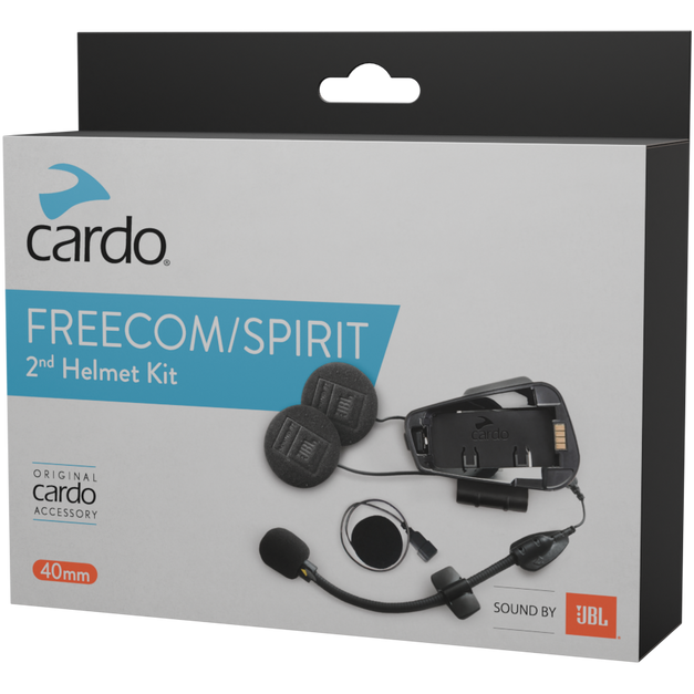 Cardo Freecom-X / Spirit 2nd Helmet JBL Kit Black