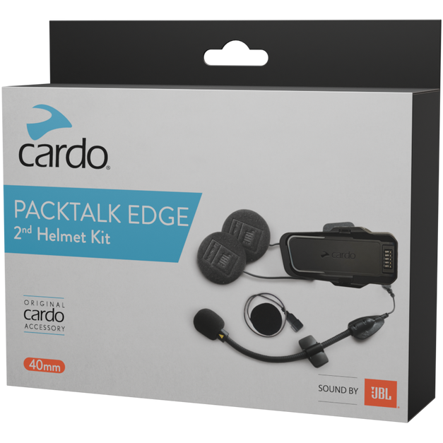 Cardo Packtalk Edge 2nd Helmet JBL Kit Black