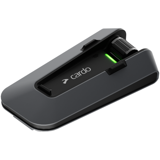 Cardo Packtalk Edge Single Mesh Bluetooth Intercom System Grey / Black