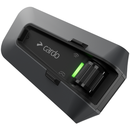 Cardo Packtalk Edge Single Mesh Bluetooth Intercom System Grey / Black