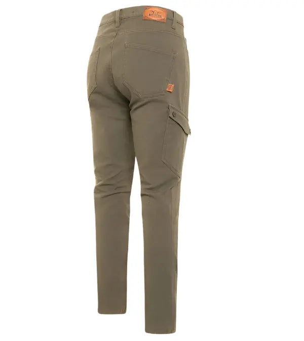 Rokker Slim Fit Cargo Trouser Light Olive FREE UK Delivery, FREE 365 Day Returns | Moto Central