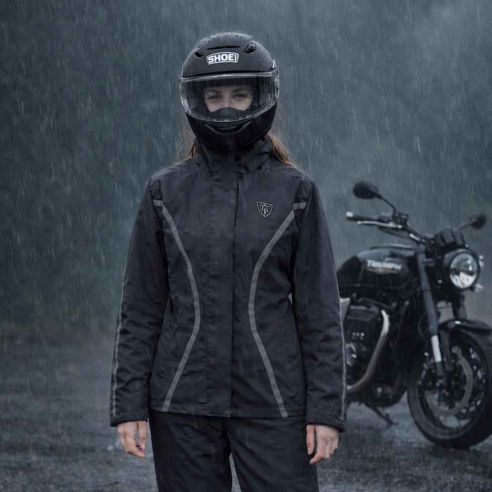 MotoGirl Aqua Shield Waterproof Jacket Black FREE UK Delivery, FREE 365 Day Returns | Moto Central