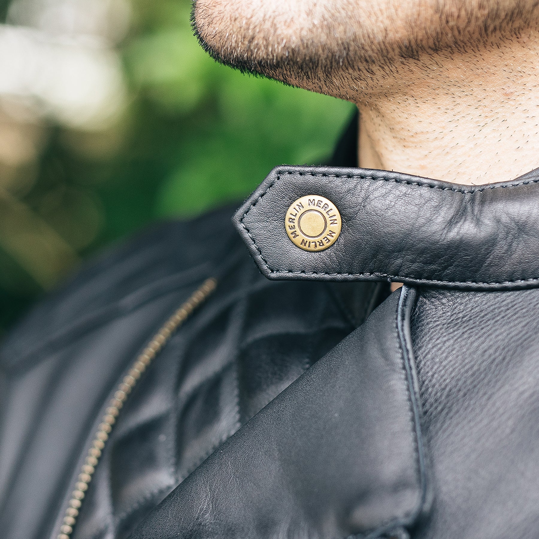 Merlin Chester Café D3O Leather Jacket Black FREE UK Delivery, FREE 365 Day Returns | Moto Central