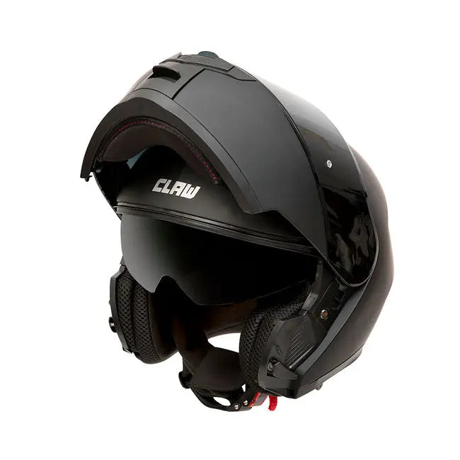 Claw Travel Flip-Up Helmet Matt Black  - FREE UK Shipping, FREE 365 Day Returns | Moto Central