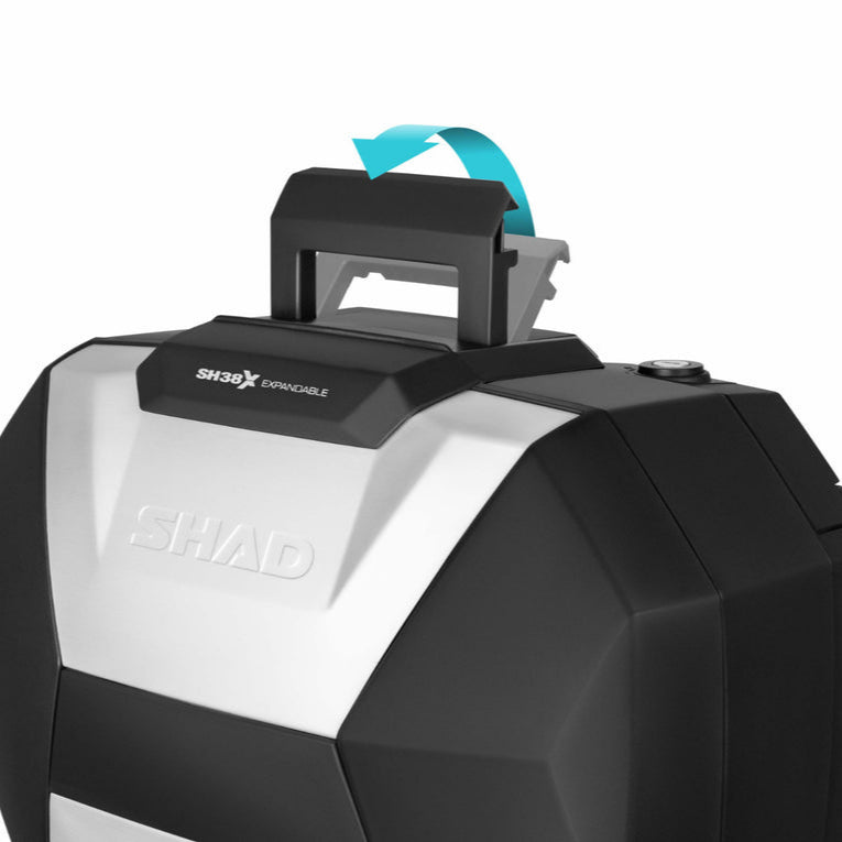 SHAD SH38X Expandable Panniers Aluminium  - FREE UK Shipping, FREE 365 Day Returns | Moto Central