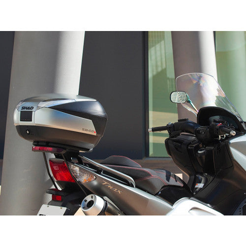 SHAD SH48 Top Box Black / Titanium - FREE UK Shipping, FREE 365 Day Returns | Moto Central