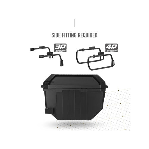SHAD TR27 Panniers Black - FREE UK Shipping, FREE 365 Day Returns | Moto Central