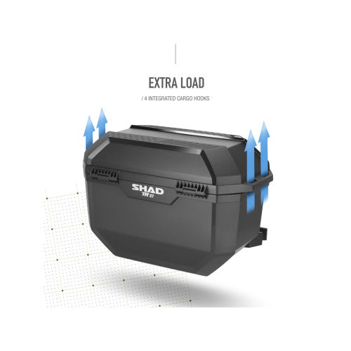 SHAD TR27 Panniers Black - FREE UK Shipping, FREE 365 Day Returns | Moto Central