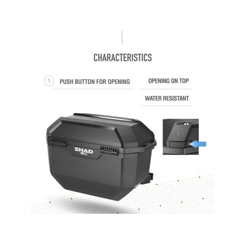 SHAD TR27 Panniers Black - FREE UK Shipping, FREE 365 Day Returns | Moto Central