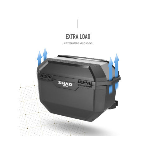 SHAD TR27 Panniers Aluminium - FREE UK Shipping, FREE 365 Day Returns | Moto Central