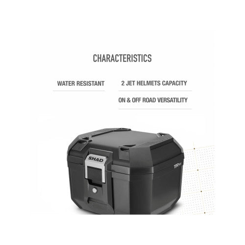 SHAD TR41 Top Box - FREE UK Shipping, FREE 365 Day Returns | Moto Central