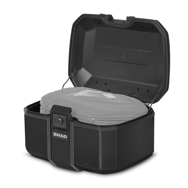 SHAD TR55 Terra Top Box Pure Black  - FREE UK Shipping, FREE 365 Day Returns | Moto Central