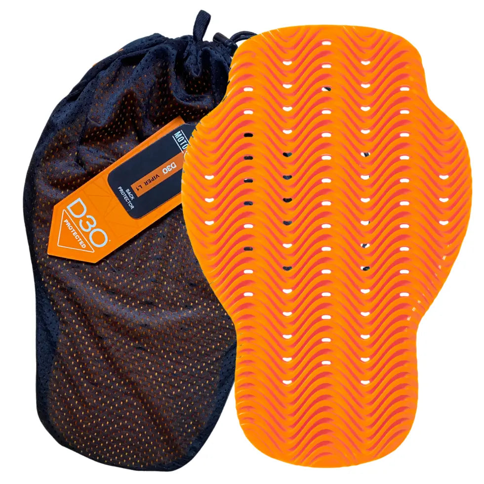 MotoGirl D3O Viper Stealth Level 1 Ladies Back Armour Orange FREE UK Delivery, FREE 365 Day Returns | Moto Central
