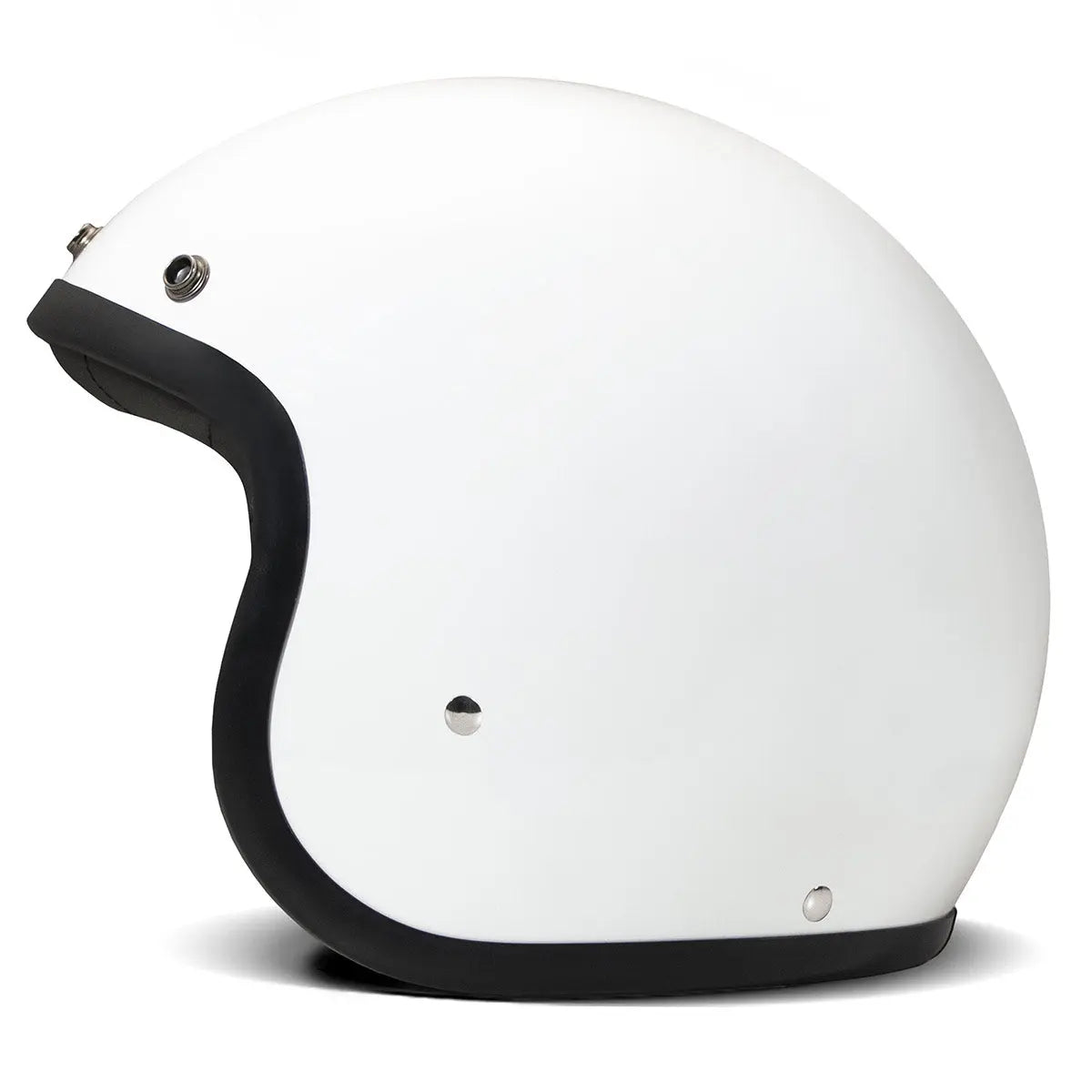 DMD Retro Jet Solid White FREE UK Delivery, FREE 365 Day Returns | Moto Central