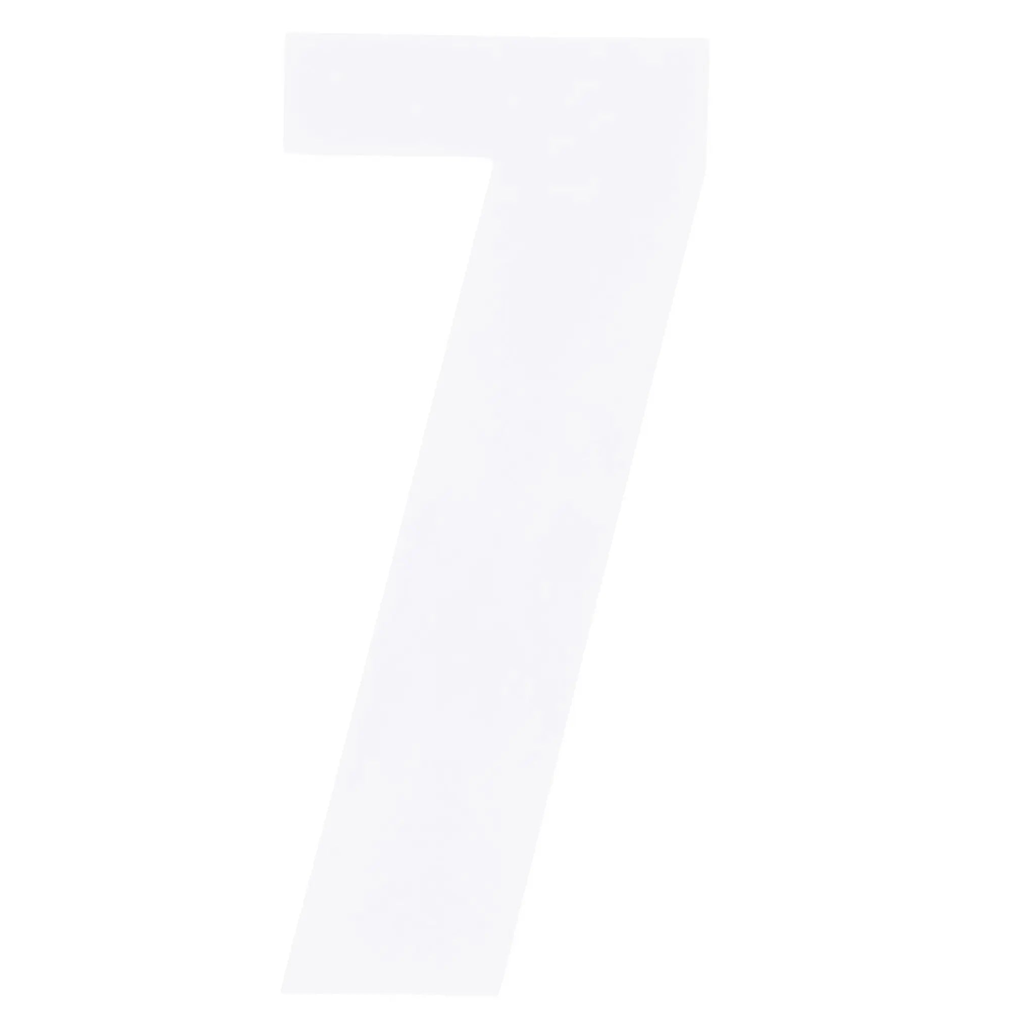 Bike It Race Numbers #7 Decal White - FREE UK Shipping, FREE 365 Day Returns | Moto Central