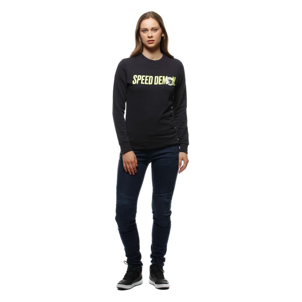 Dainese Knee Down Ladies Sweater Nine Iron Black