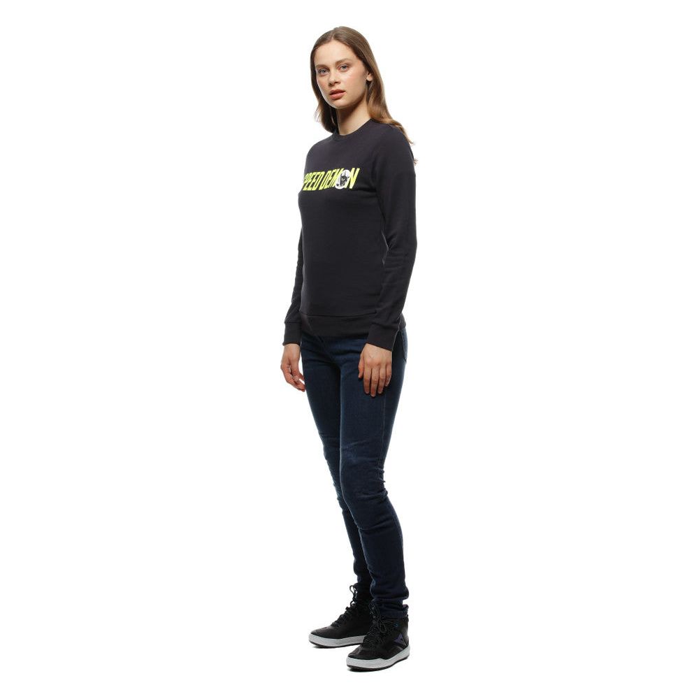 Dainese Knee Down Ladies Sweater Nine Iron Black