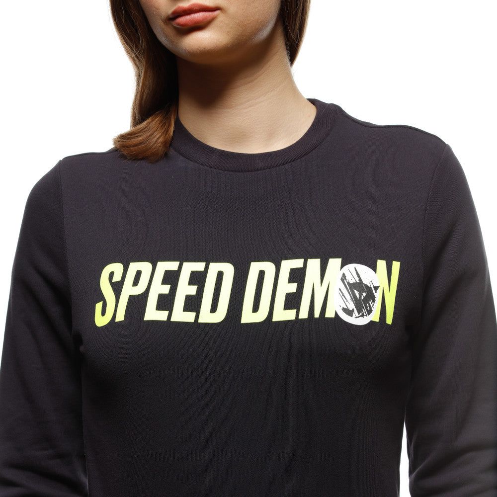 Dainese Knee Down Ladies Sweater Nine Iron Black