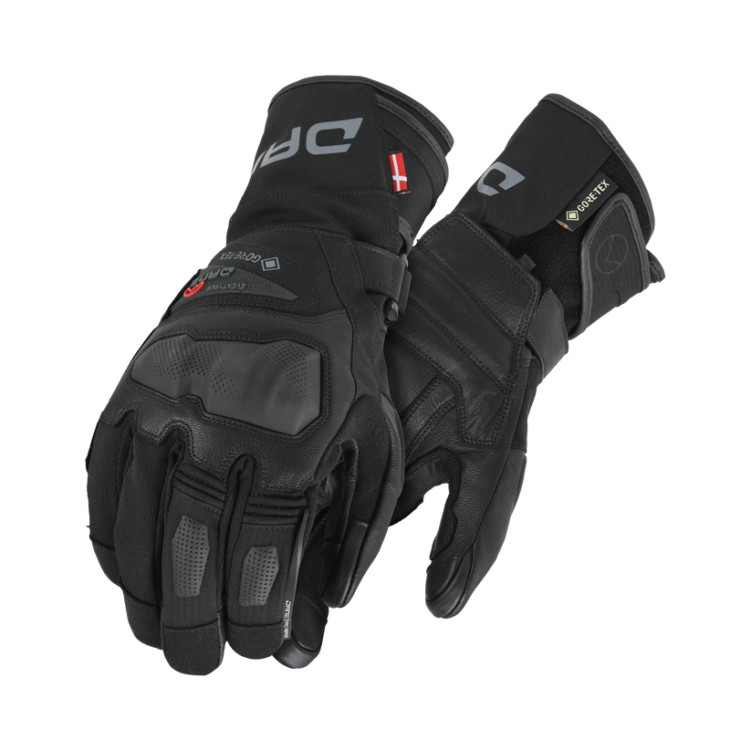 Dane Helsingor Gore-Tex Gloves Black FREE UK Delivery, FREE 365 Day Returns | Moto Central