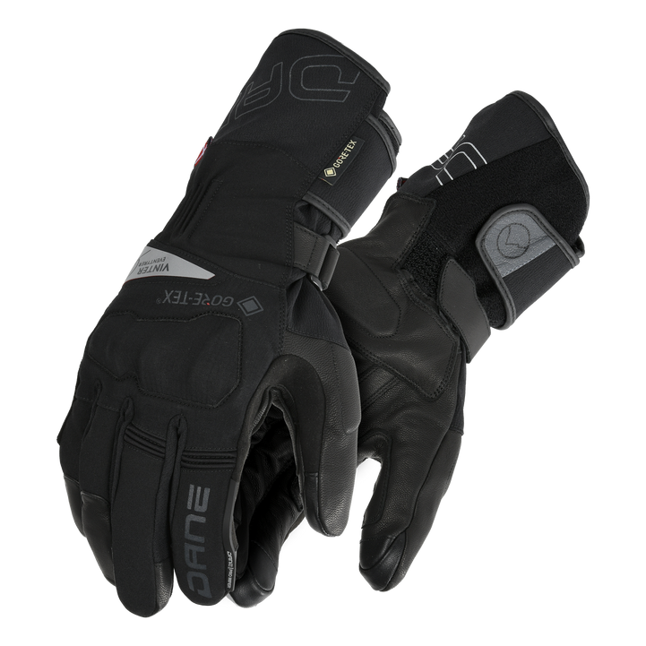 Dane Lemvig Gore-Tex Gloves Black FREE UK Delivery, FREE 365 Day Returns | Moto Central