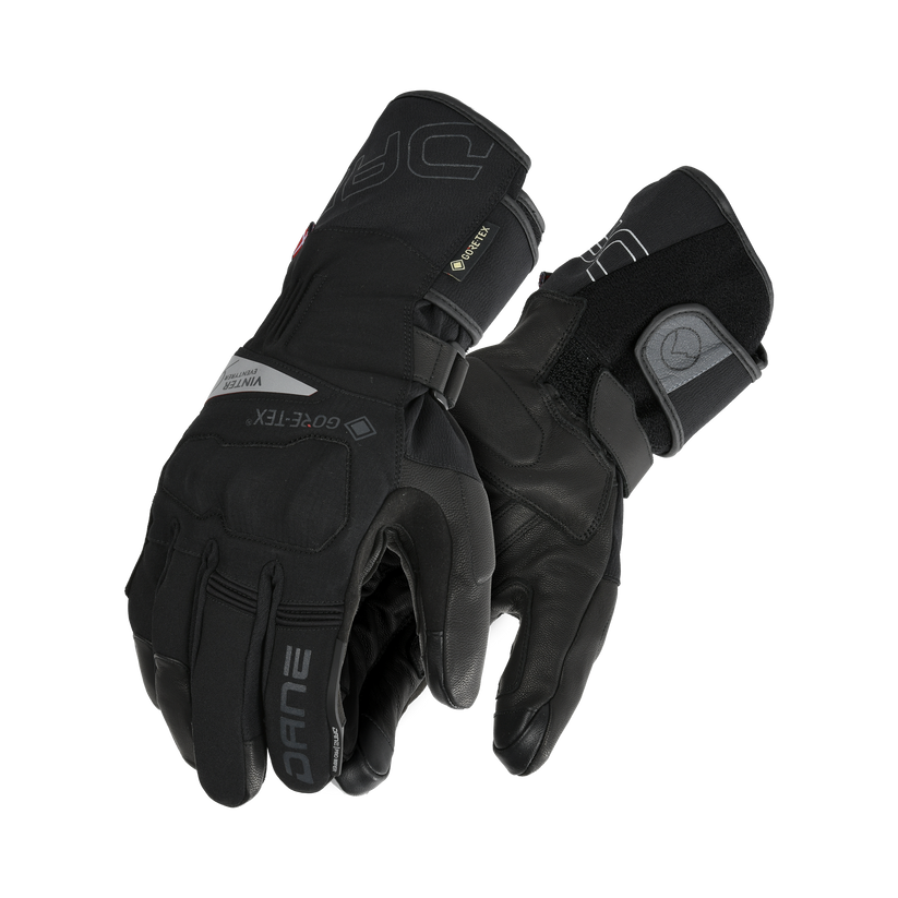 Dane Lemvig Gore-Tex Gloves Black FREE UK Delivery, FREE 365 Day Returns | Moto Central
