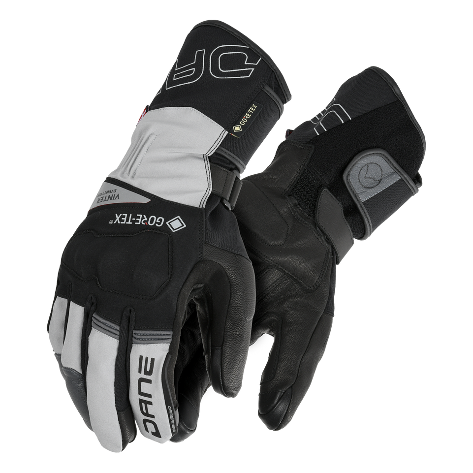 Dane Lemvig Gore-Tex Gloves Grey FREE UK Delivery, FREE 365 Day Returns | Moto Central
