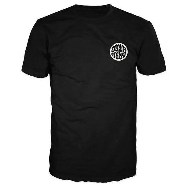 Down-N-Out Master Of Disaster T-Shirt Black — logo front view