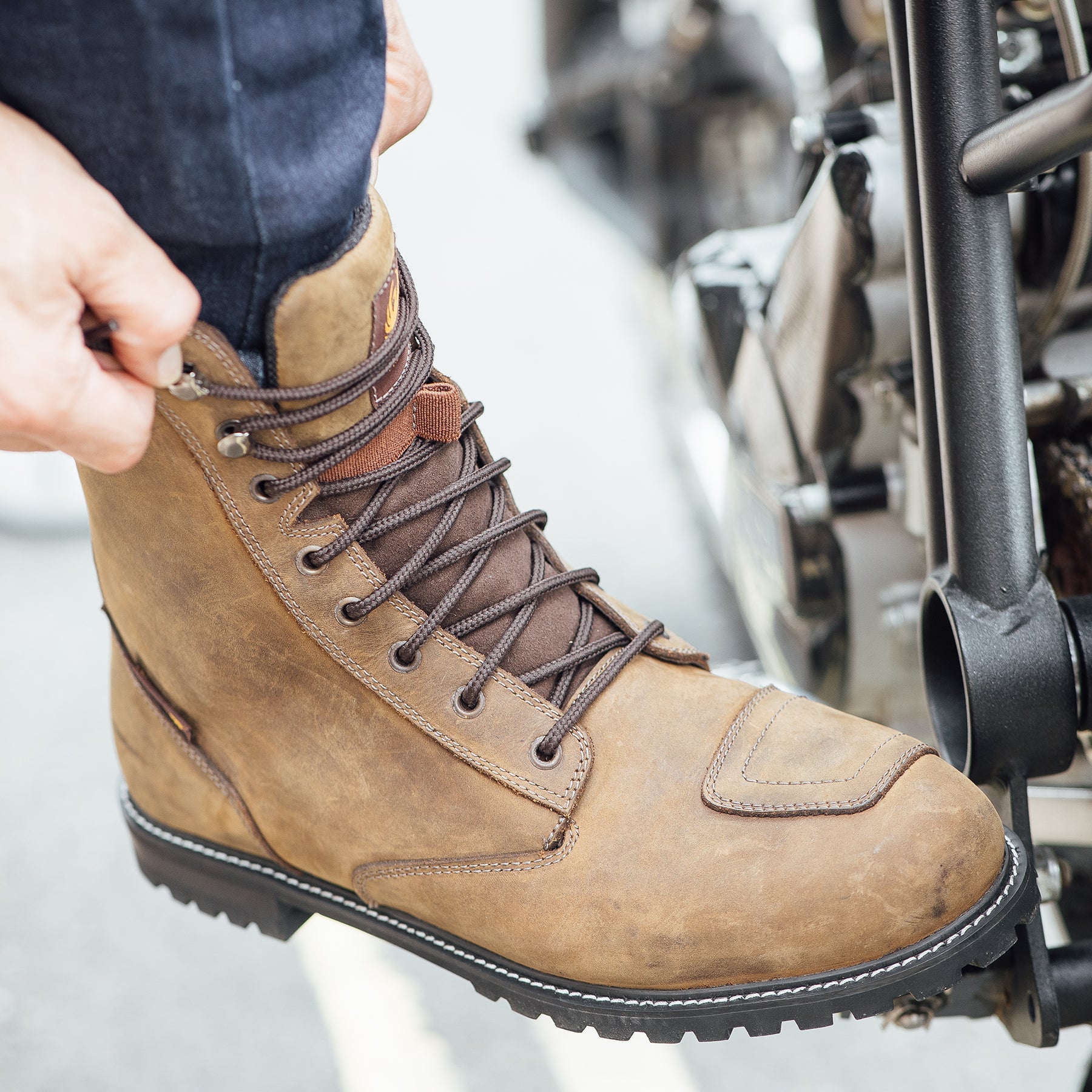 Merlin G24 Drax 2 D3O Boots Brown FREE UK Delivery, FREE 365 Day Returns | Moto Central