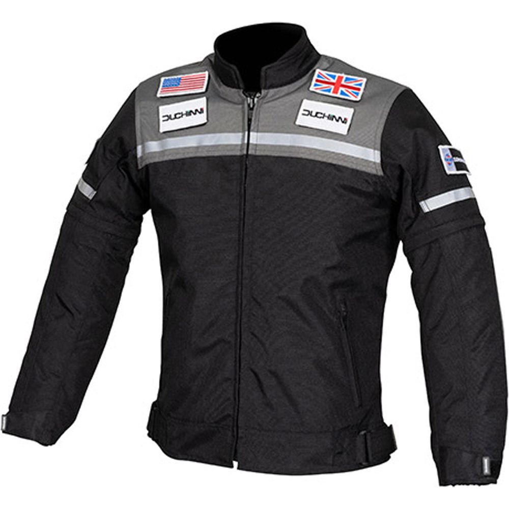Duchinni Grid Kids Textile Jacket Black / Gunmetal