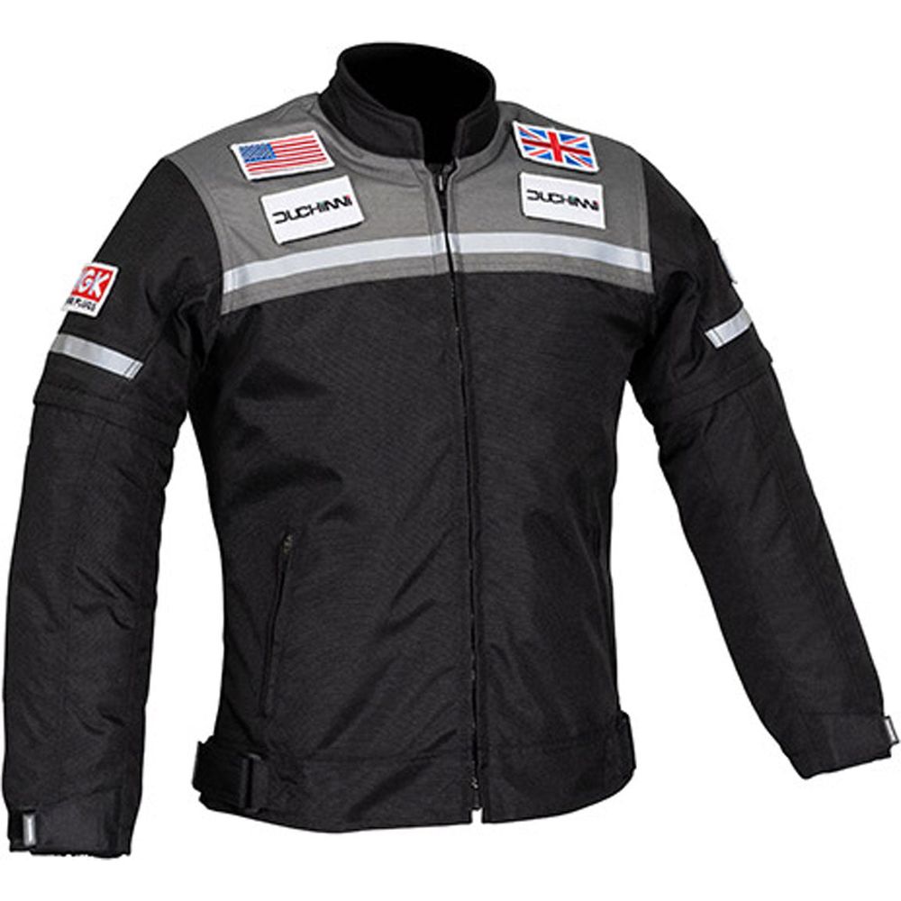 Duchinni Grid Kids Textile Jacket Black / Gunmetal