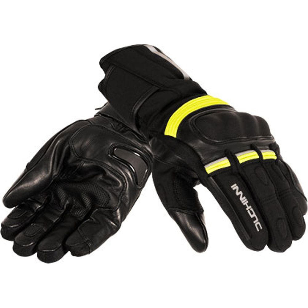 Duchinni Yukon 2.0 Leather / Textile Gloves Black / Neon