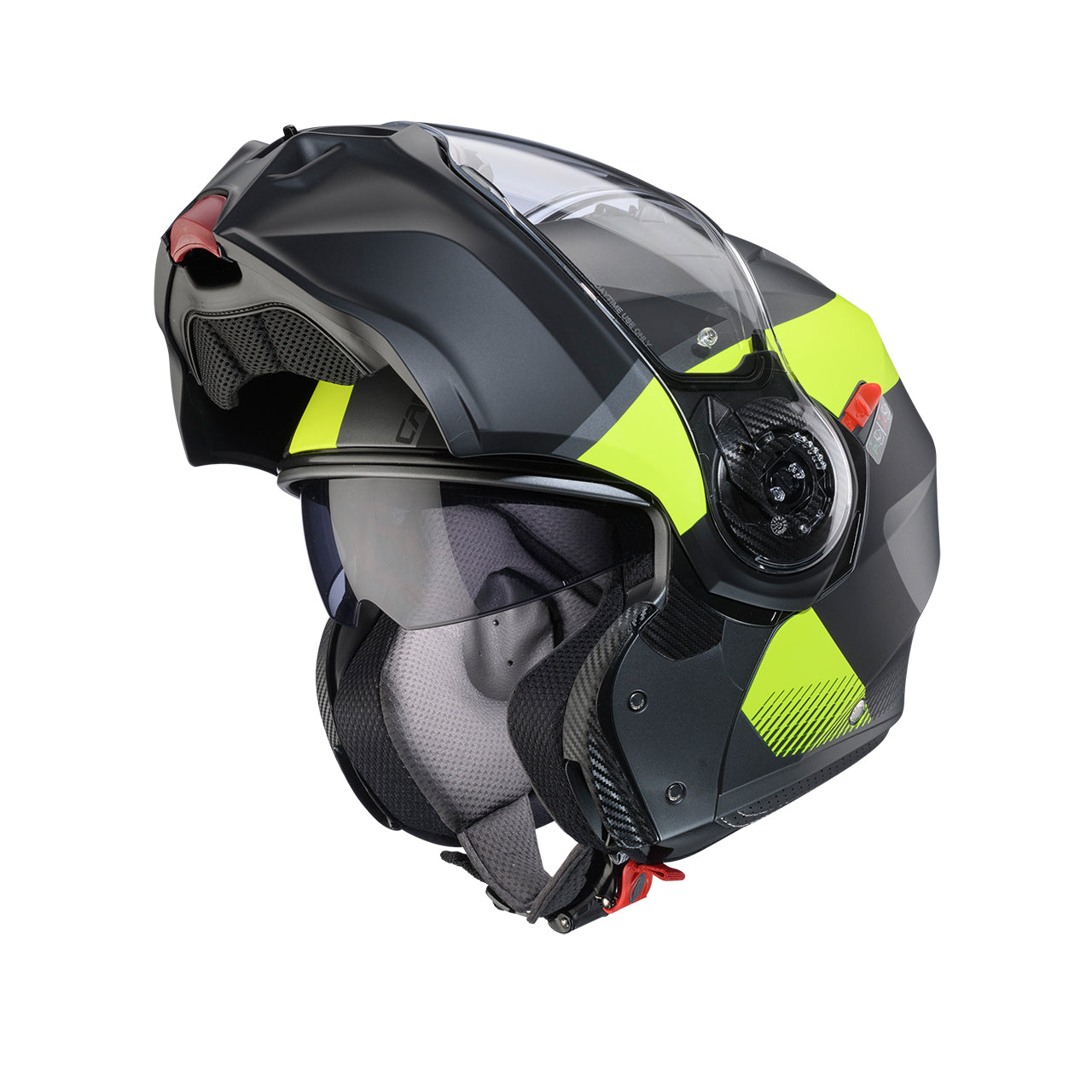 Caberg Duke Evo Indy Matt Gun Metal / Fluo Yellow / Black