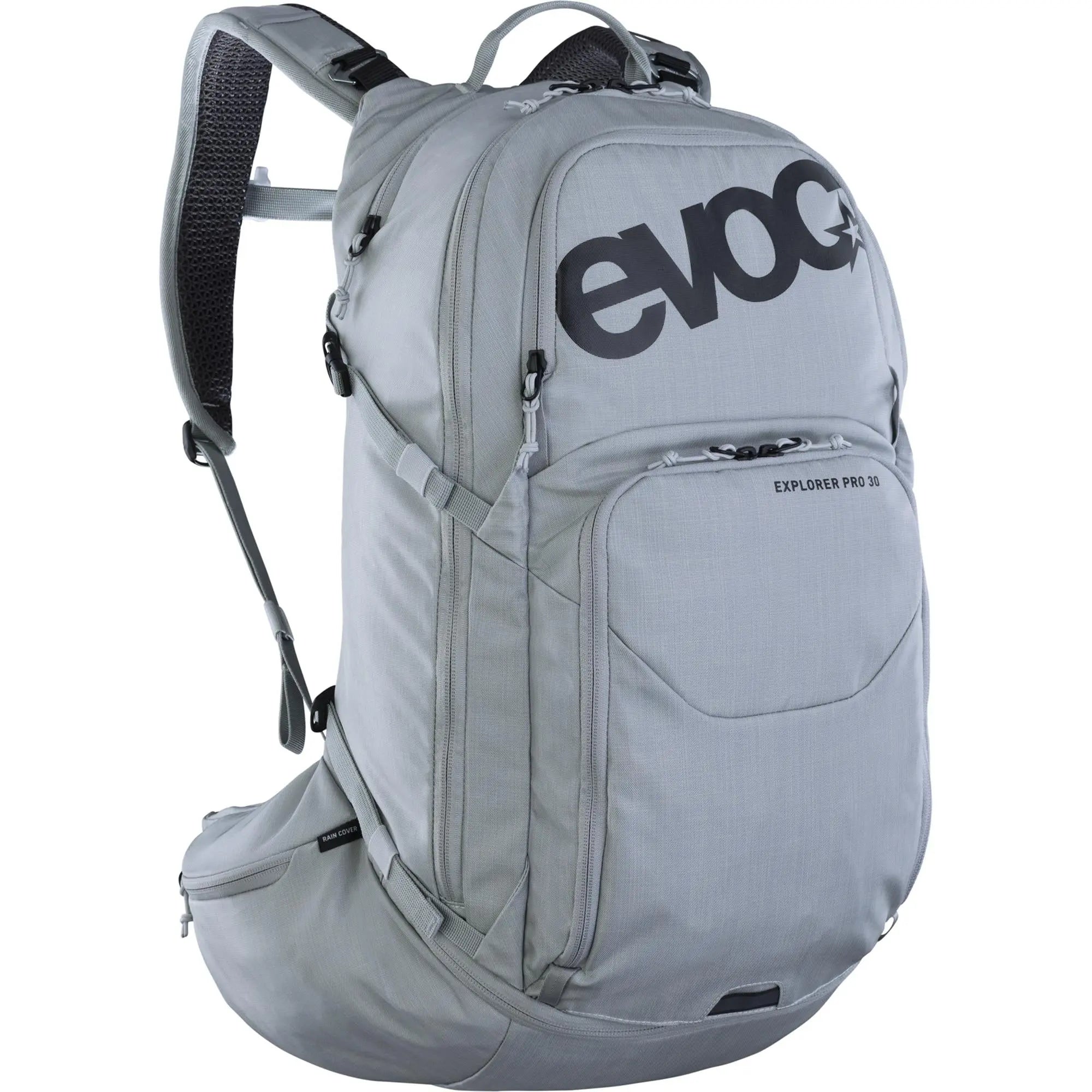 Evoc Explorer Pro Performance Backpack Silver - FREE UK Shipping, FREE 365 Day Returns | Moto Central