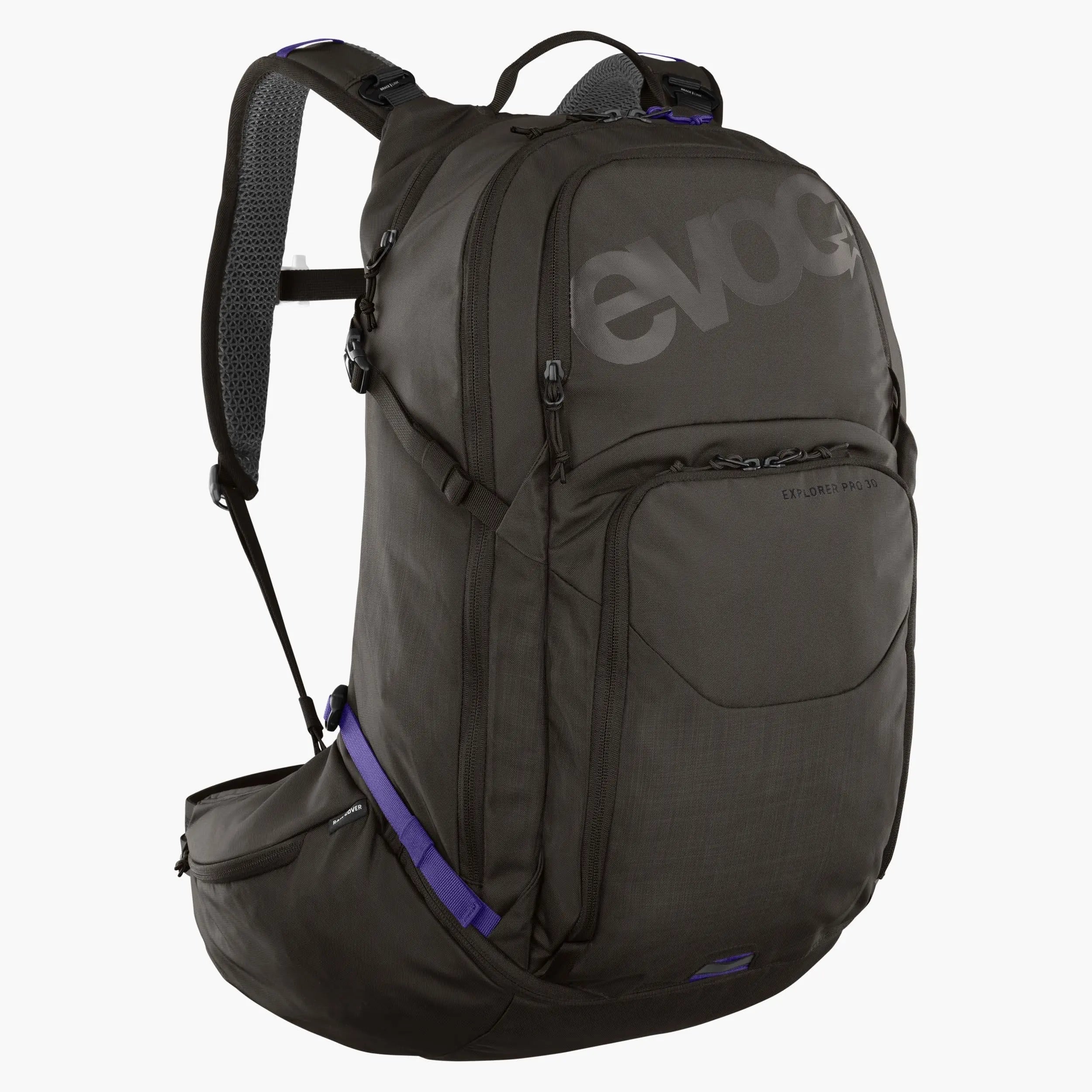 Evoc Explorer Pro Performance Backpack Coffee - FREE UK Shipping, FREE 365 Day Returns | Moto Central