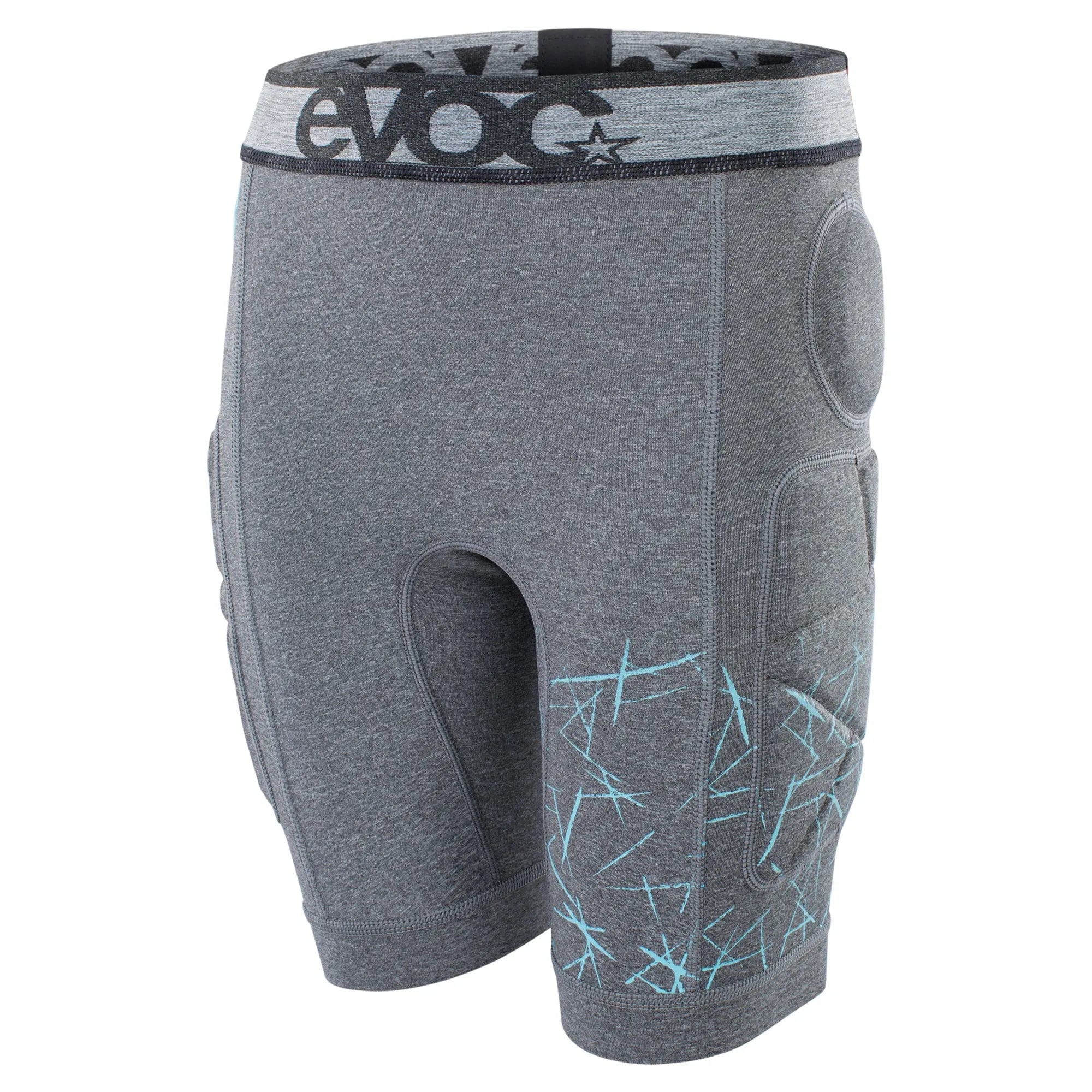 Evoc Kids Crash Trousers Carbon Grey - FREE UK Shipping, FREE 365 Day Returns | Moto Central